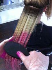 Hair Chalking at Christian Wiles