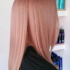 pastel hair colours at top hairdressers in northampton